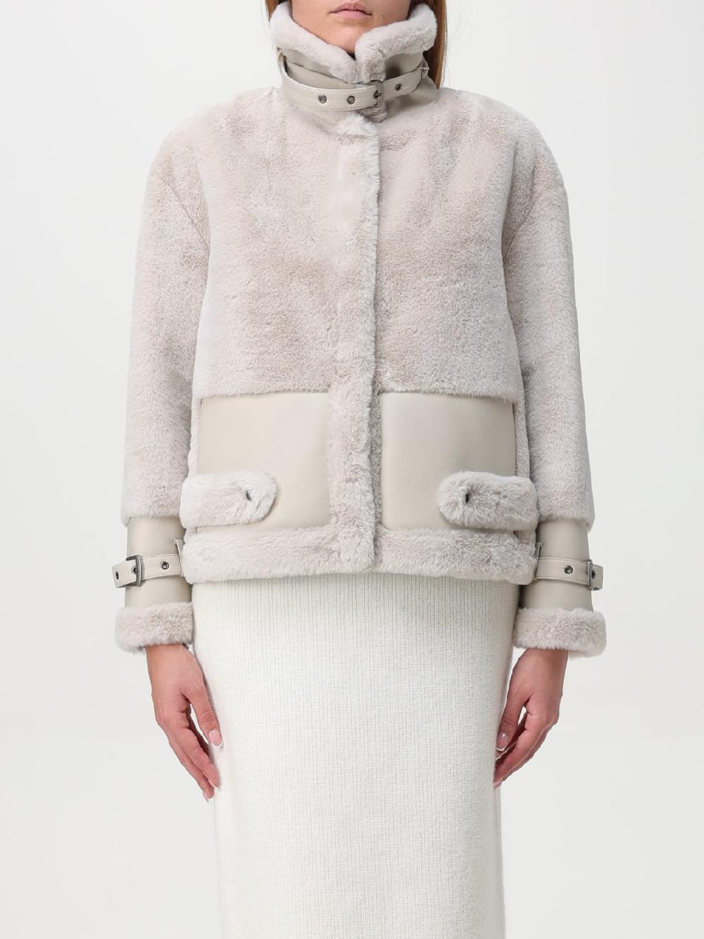 Giglio Pelliccia sintetica Twinset con fibbie Cyber Monday