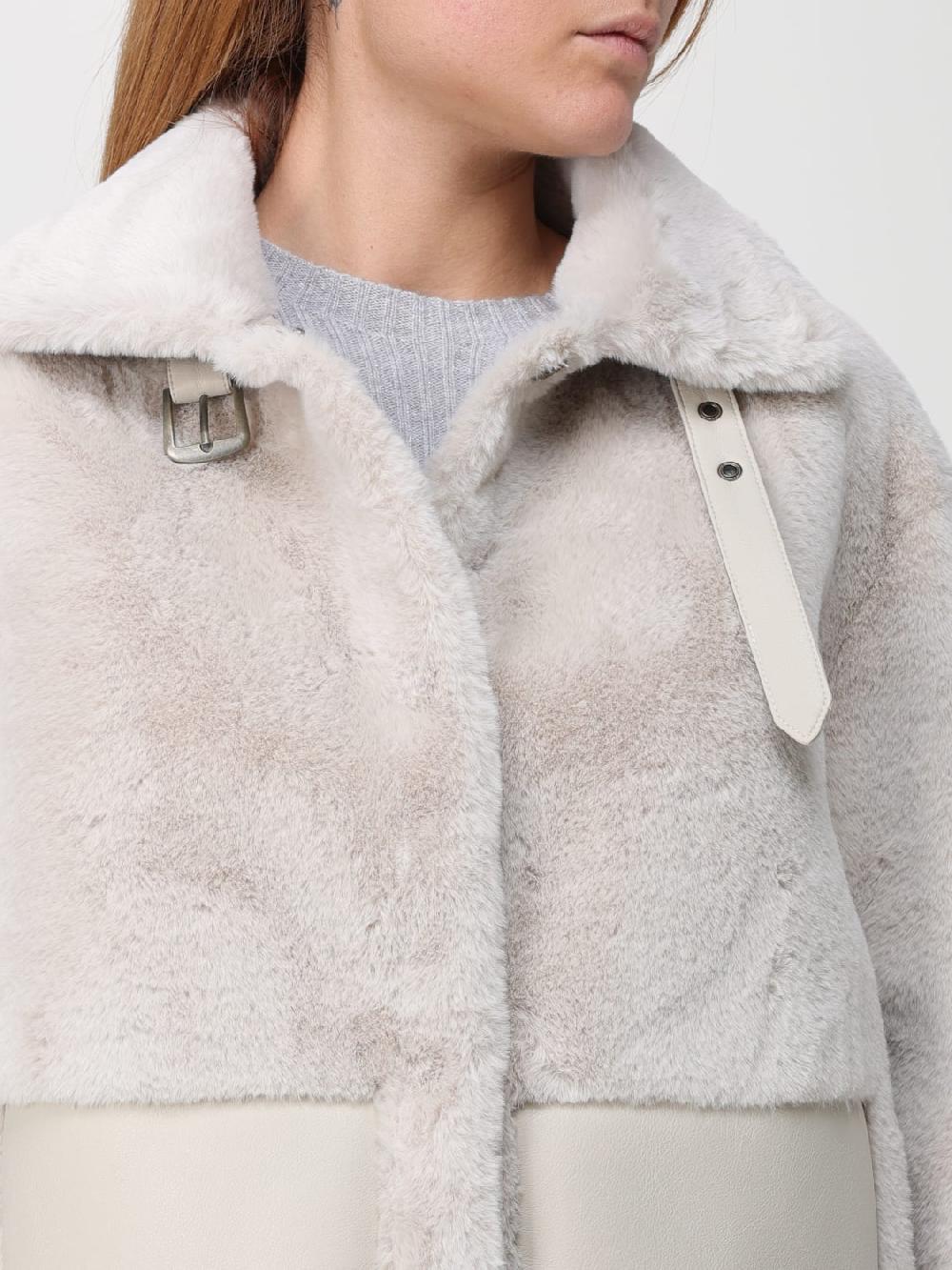 Giglio Pelliccia sintetica Twinset con fibbie Cyber Monday