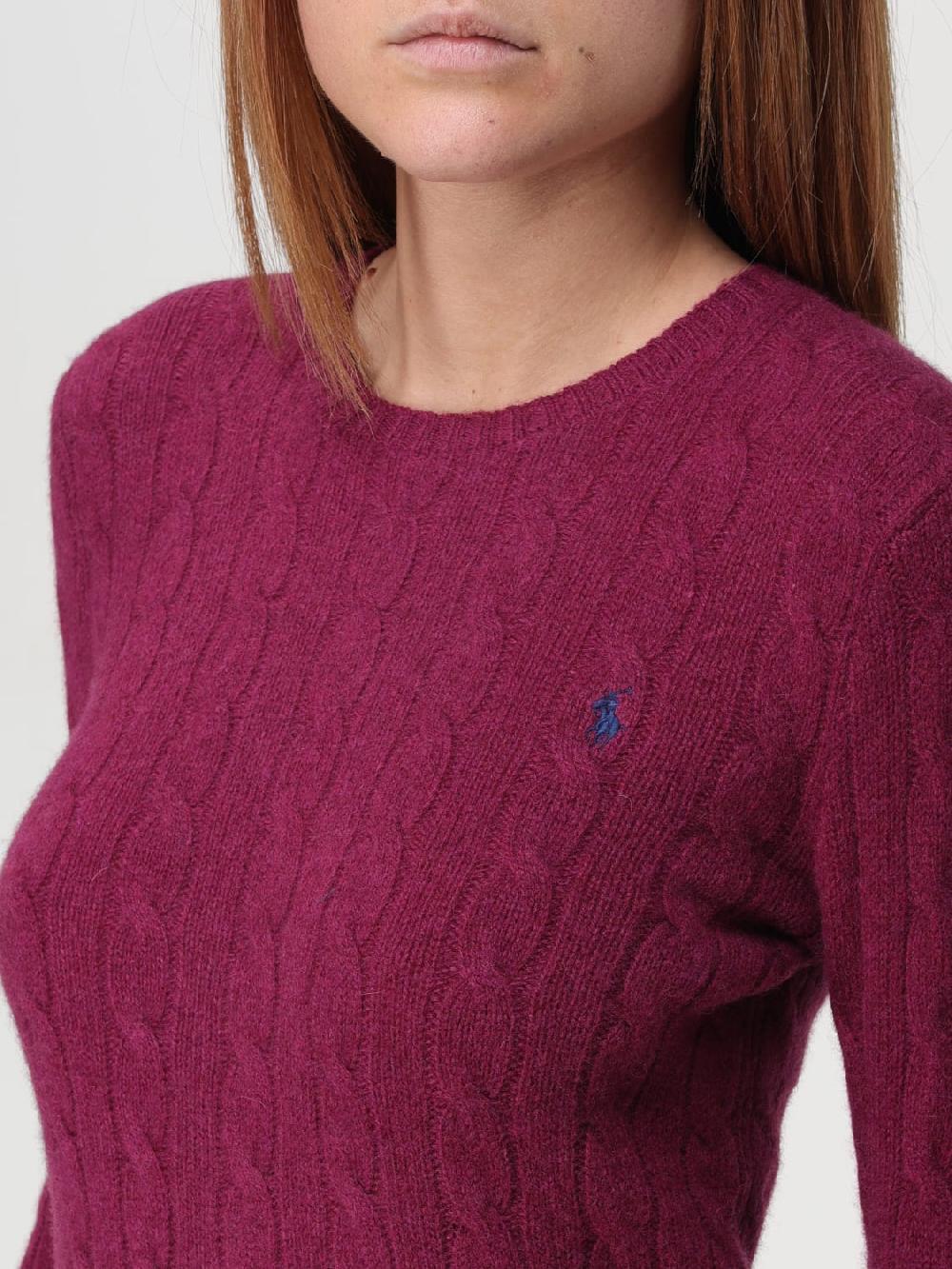 Giglio Maglia Polo Ralph Lauren in lana con lavorazione intrecciata Latest fashion