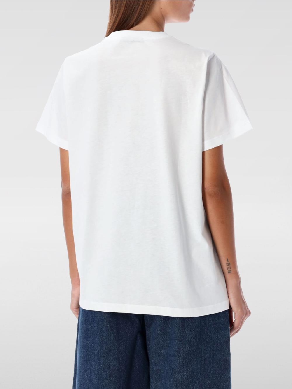 Giglio T-shirt con stampa Gatto Ganni Bestseller