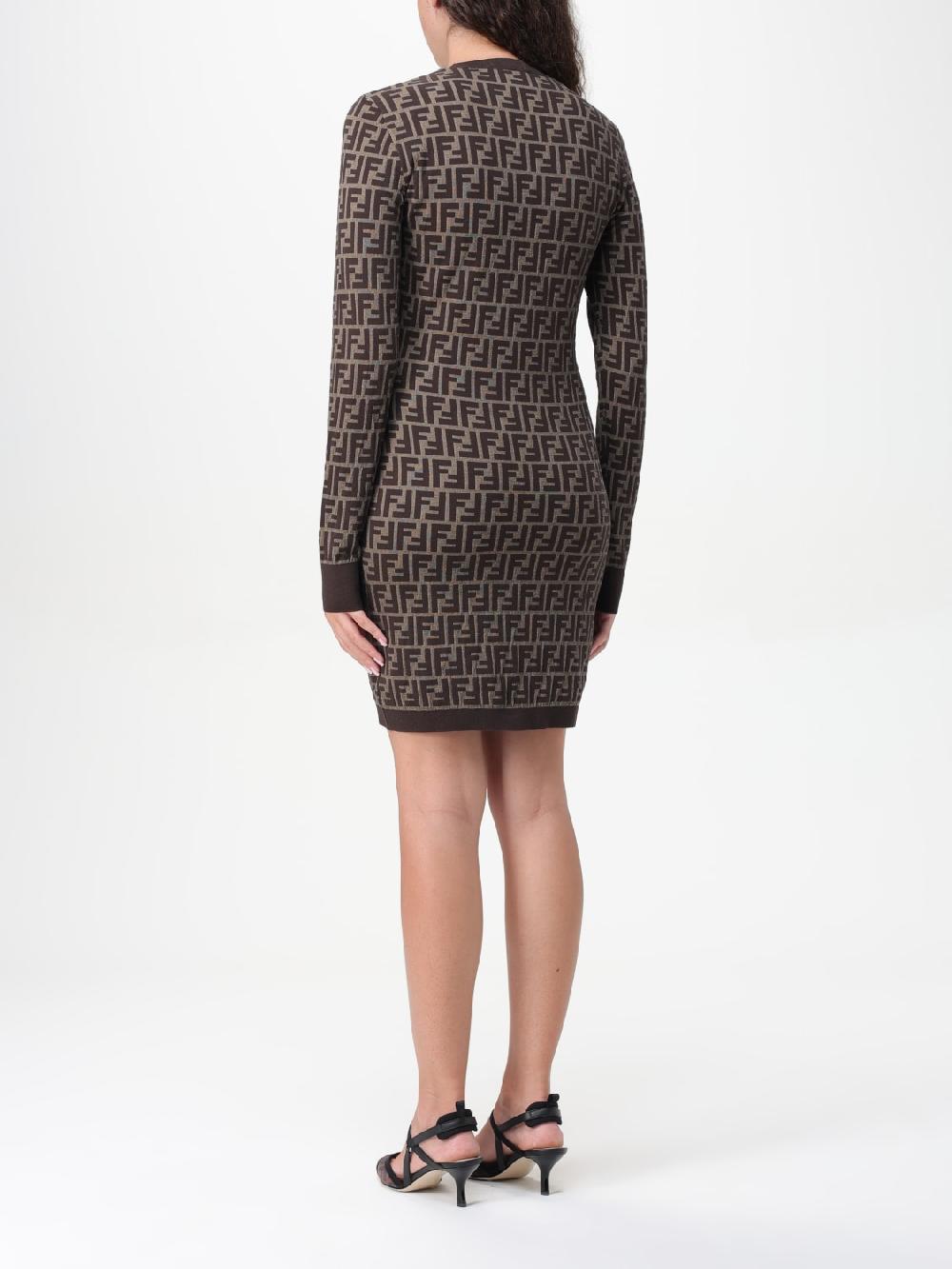 Giglio Abito FF Fendi in cotone Super sconto