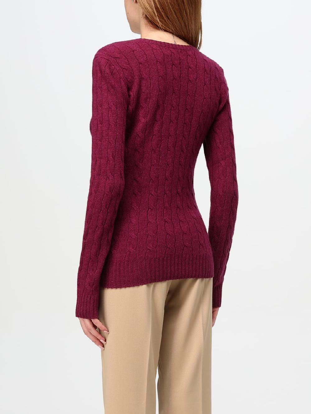 Giglio Maglione Polo Ralph Lauren in lana e cashmere con lavorazione intrecciata Duty-free