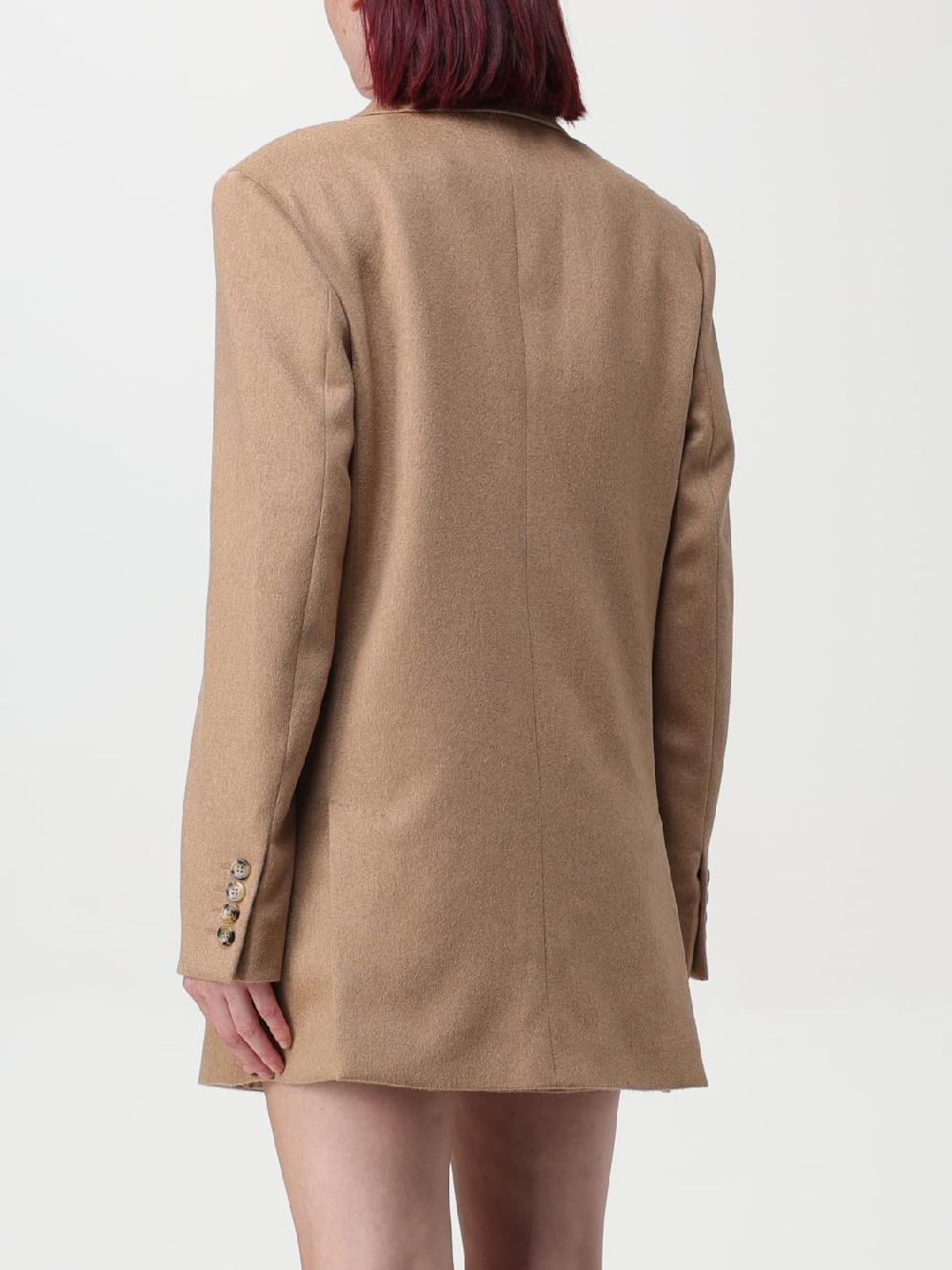 Giglio Blazer a doppiopetto Max Mara in lana di cammello Promozione Limitata