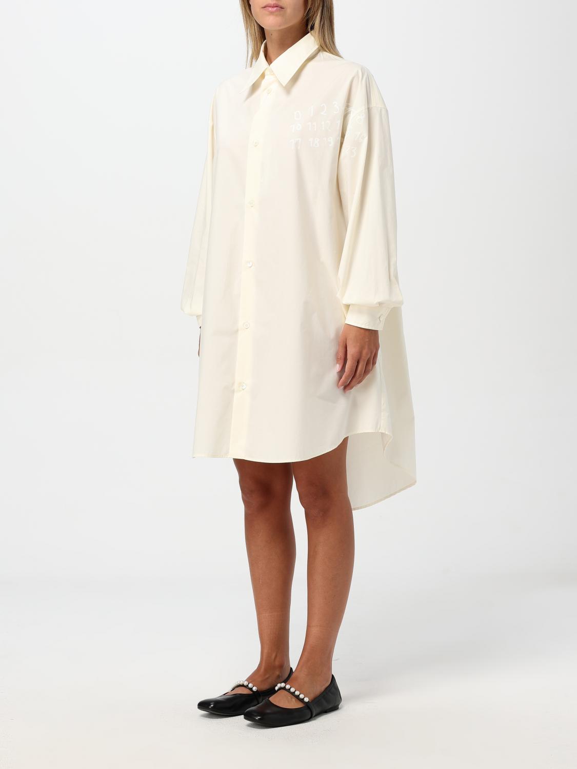 Giglio Abito chemisier MM6 Maison Margiela in cotone Sconto