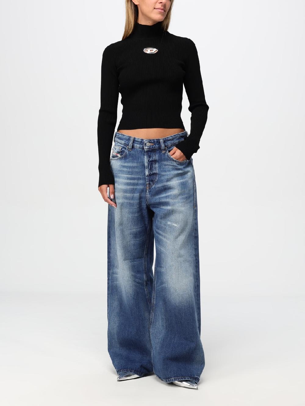 Giglio Jeans Diesel in denim di cotone Vendite stagionali