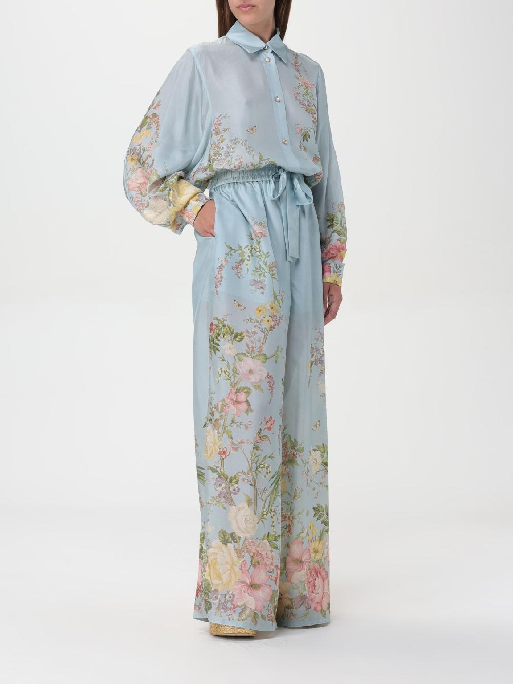 Giglio Camicia lunga a fantasia floreale Zimmermann Fino al 65% di sconto