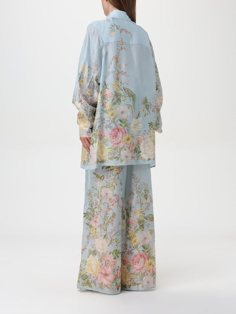 Giglio Camicia lunga a fantasia floreale Zimmermann Fino al 65% di sconto