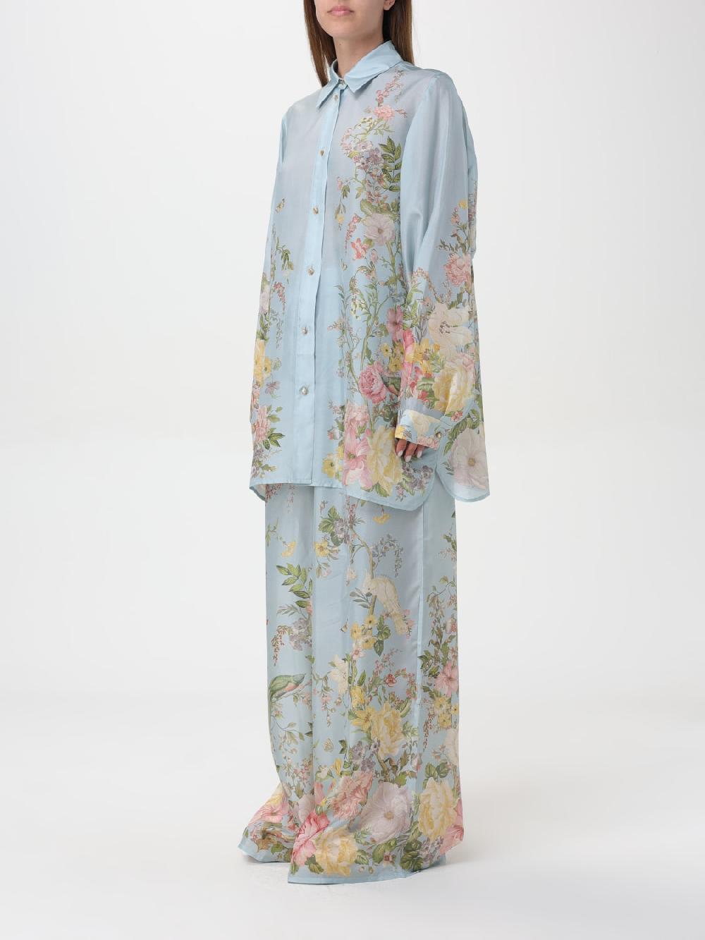 Giglio Camicia lunga a fantasia floreale Zimmermann Fino al 65% di sconto