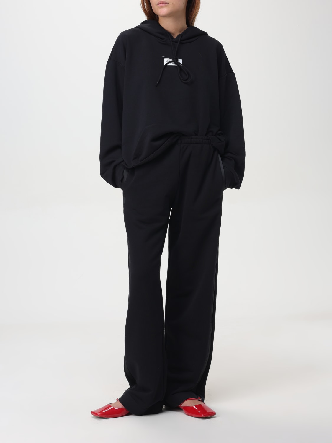 Giglio Pantalone MM6 Maison Margiela in cotone Sostegno trimestrale