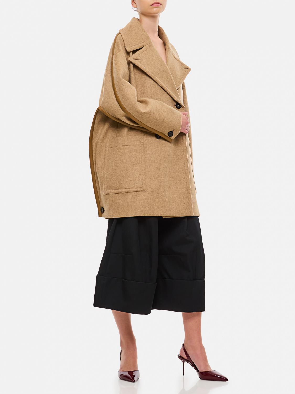 Giglio Cappotto doppiopetto Bottega Veneta in lana Enormi sconti