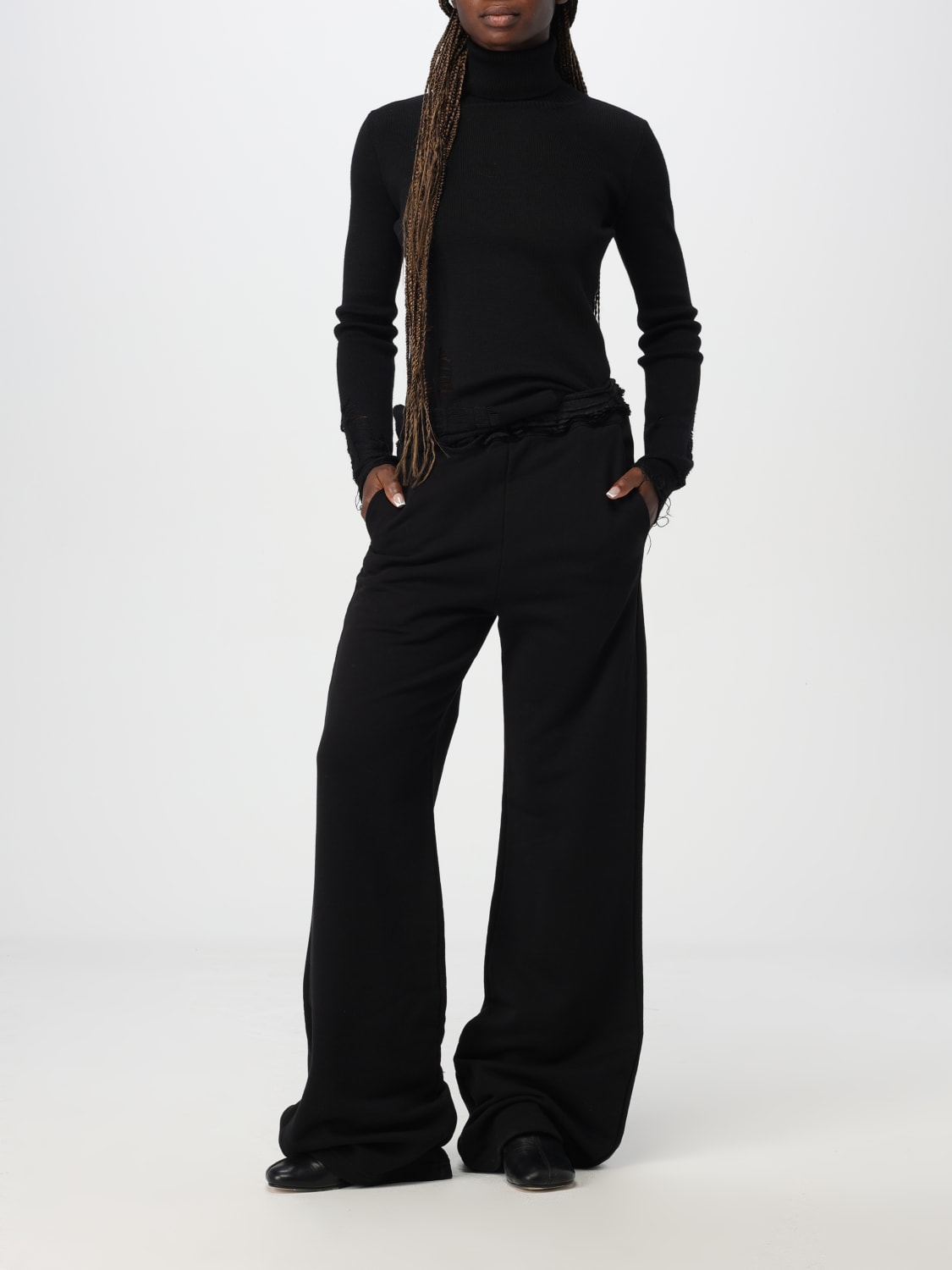 Giglio Pantalone MM6 Maison Margiela in cotone 50% di sconto con spedizione gratuita