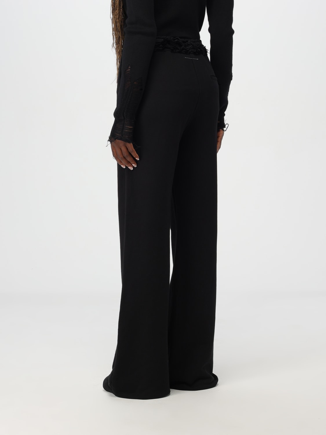 Giglio Pantalone MM6 Maison Margiela in cotone 50% di sconto con spedizione gratuita