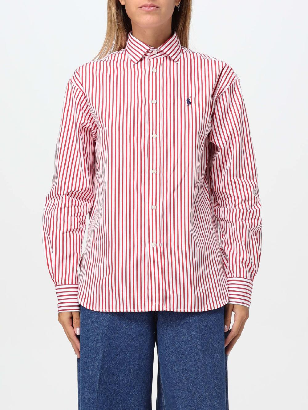 Giglio Camicia Polo Ralph Lauren in cotone a righe Esporta salva