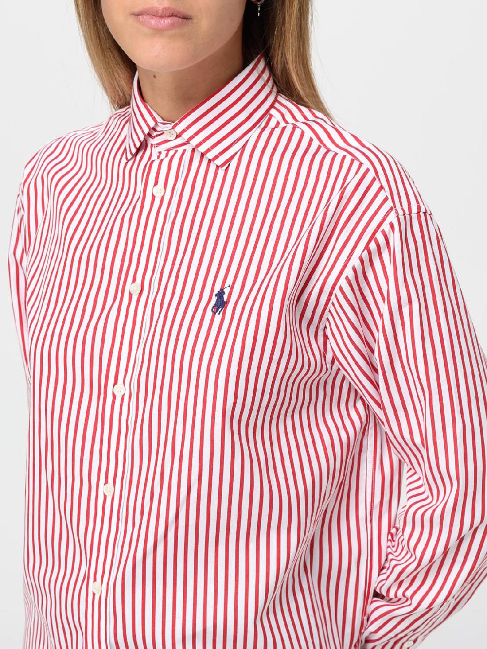 Giglio Camicia Polo Ralph Lauren in cotone a righe Esporta salva