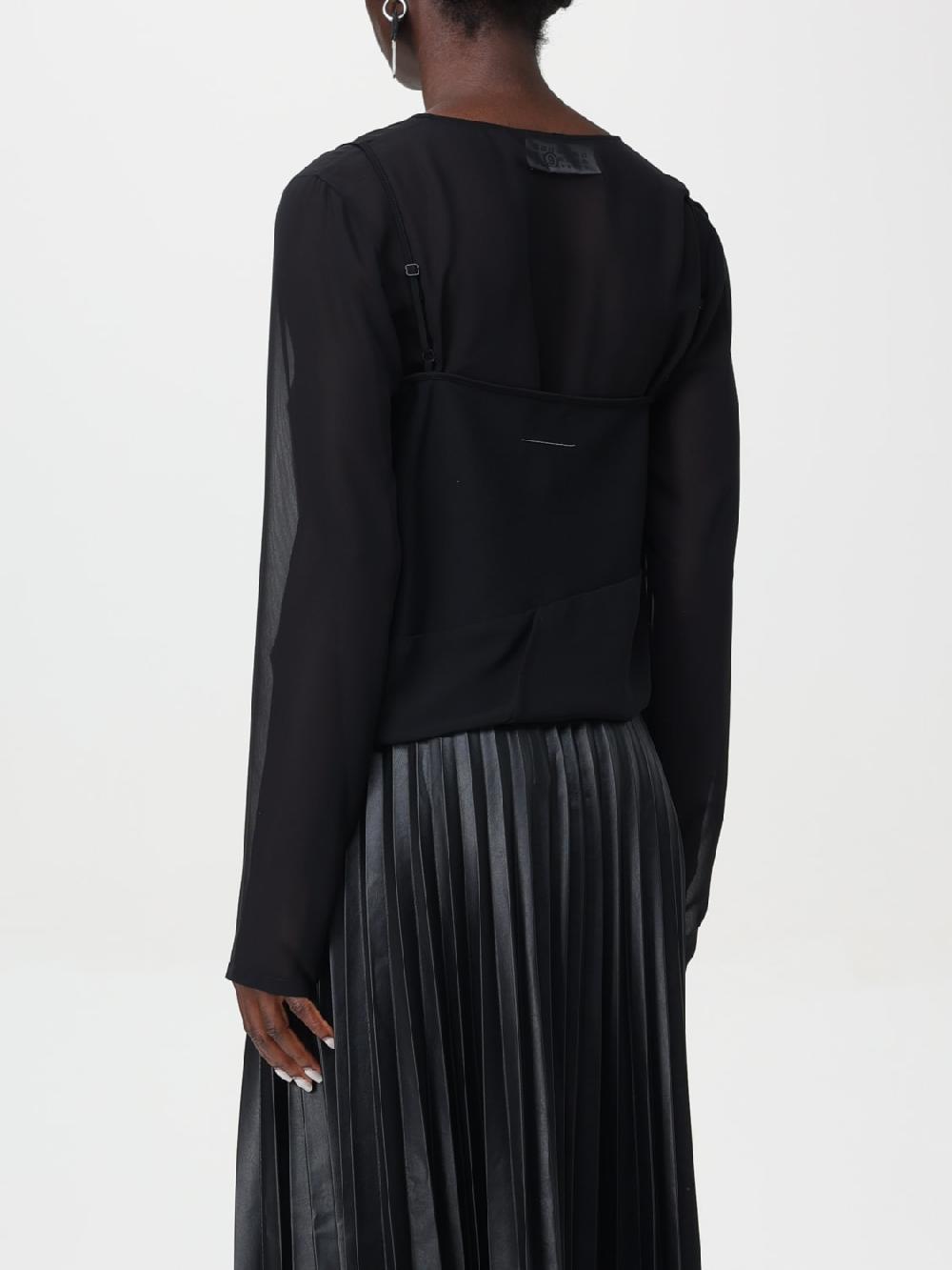 Giglio Blusa velata a strati Mm6 Maison Margiela Qualità