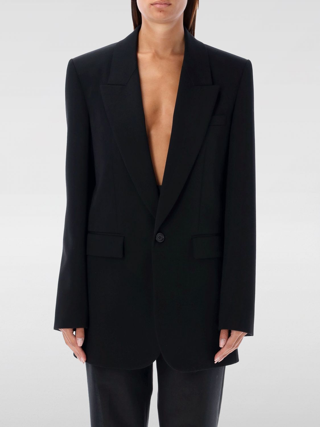 Giglio Blazer Saint Laurent in lana Sottocosto