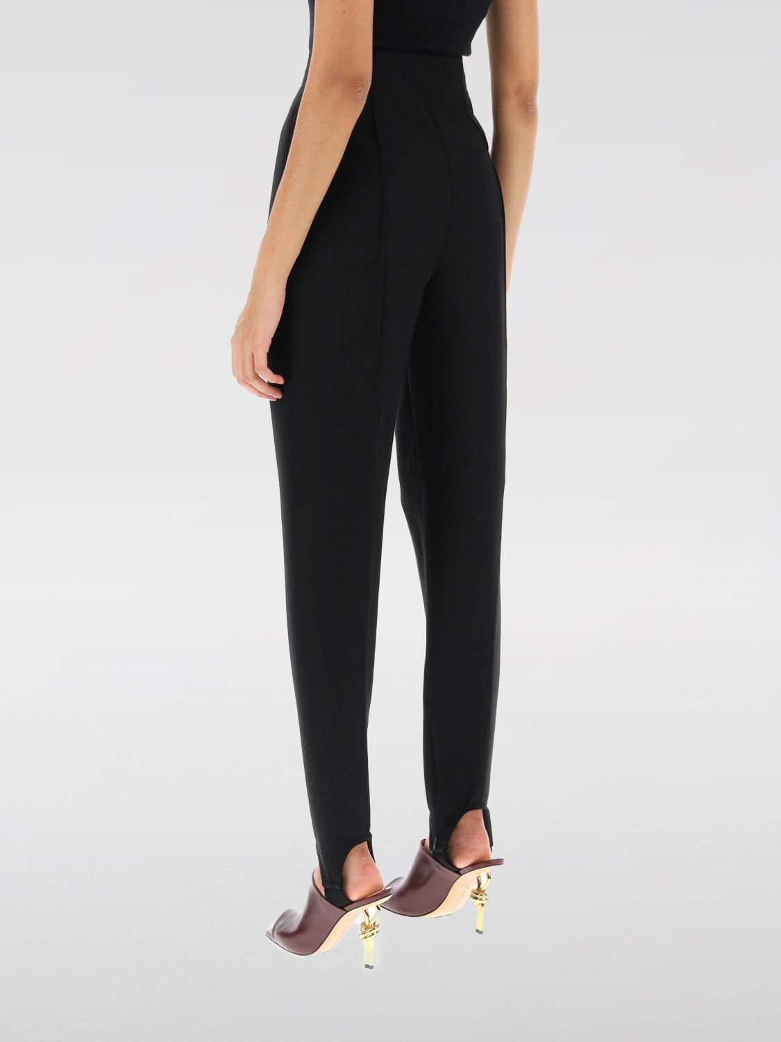 Giglio Pantalone Bottega Veneta in misto cotone Presa