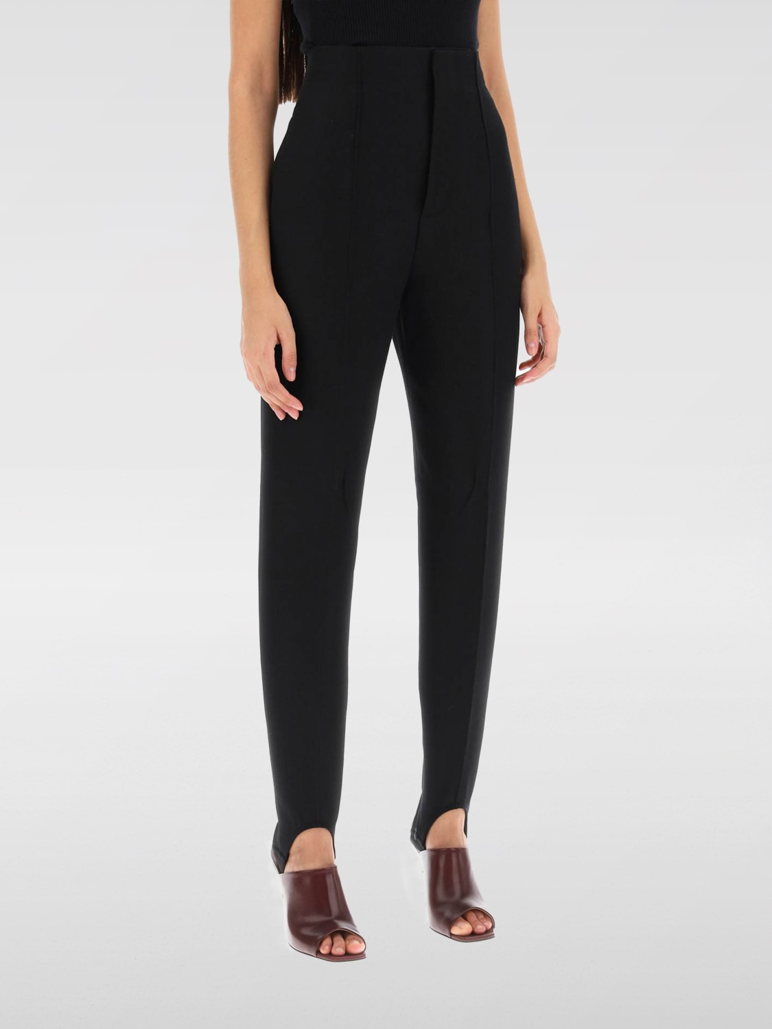 Giglio Pantalone Bottega Veneta in misto cotone Presa