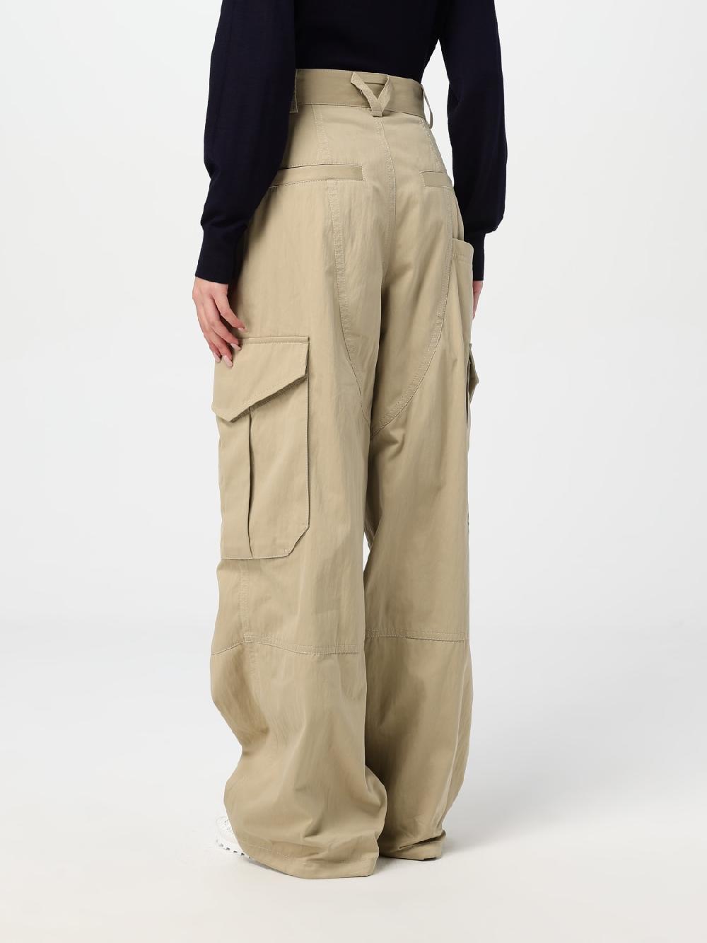Giglio Pantalone cargo Bottega Veneta in misto cotone Saldi Di Fabbrica