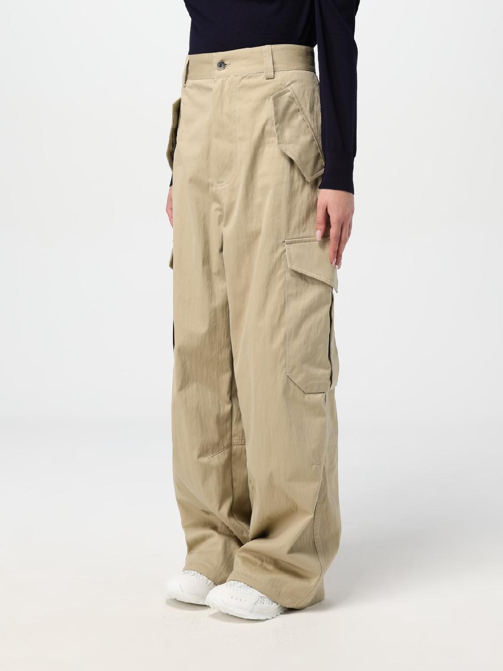Giglio Pantalone cargo Bottega Veneta in misto cotone Saldi Di Fabbrica
