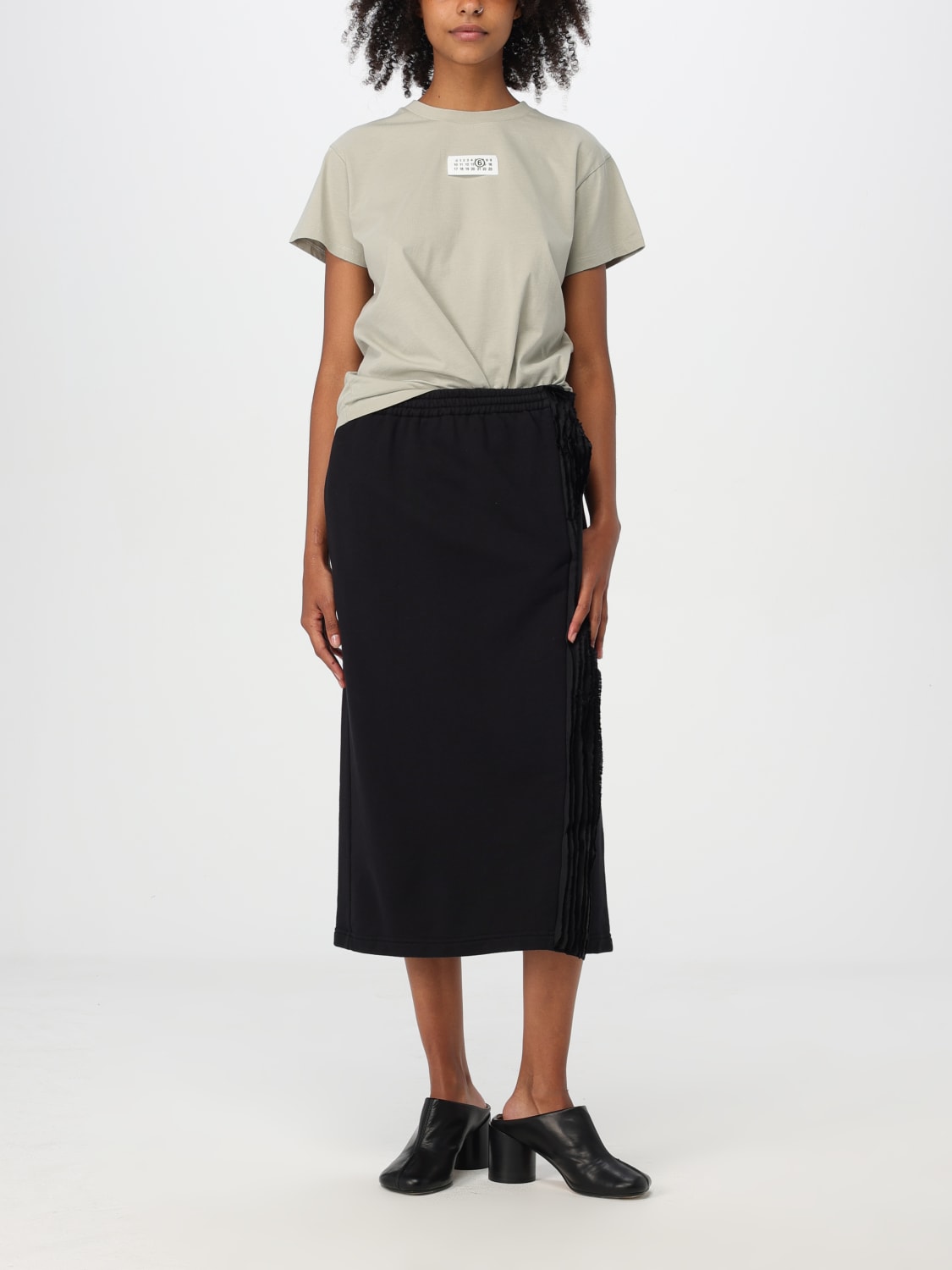 Giglio Gonna MM6 Maison Margiela in cotone stretch Prezzo di fabbrica