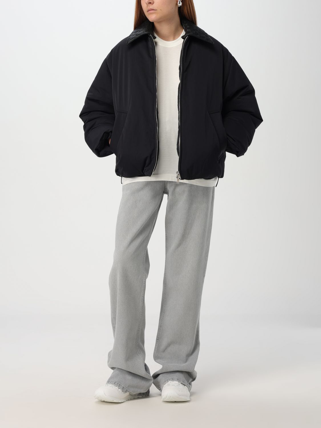 Giglio Bomber Bottega Veneta in nylon Offerta Giorno del Papà