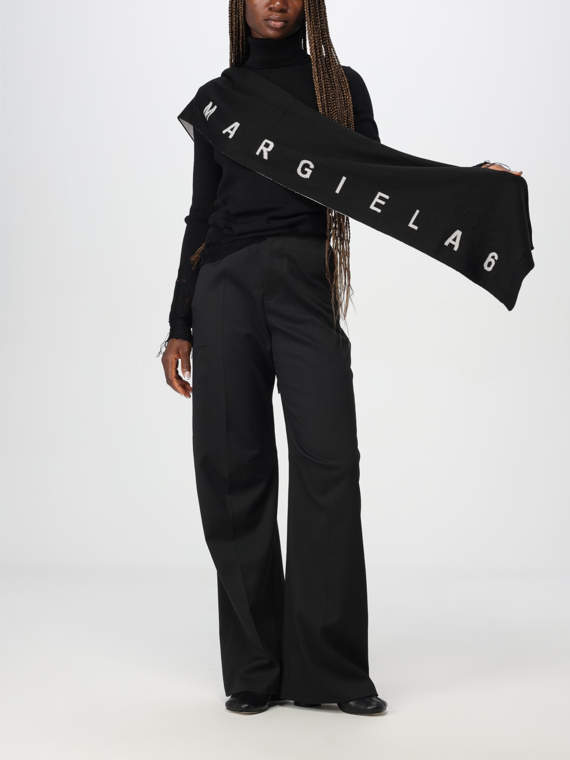 Giglio Pantalone MM6 Maison Margiela in poliestere Online Outlet