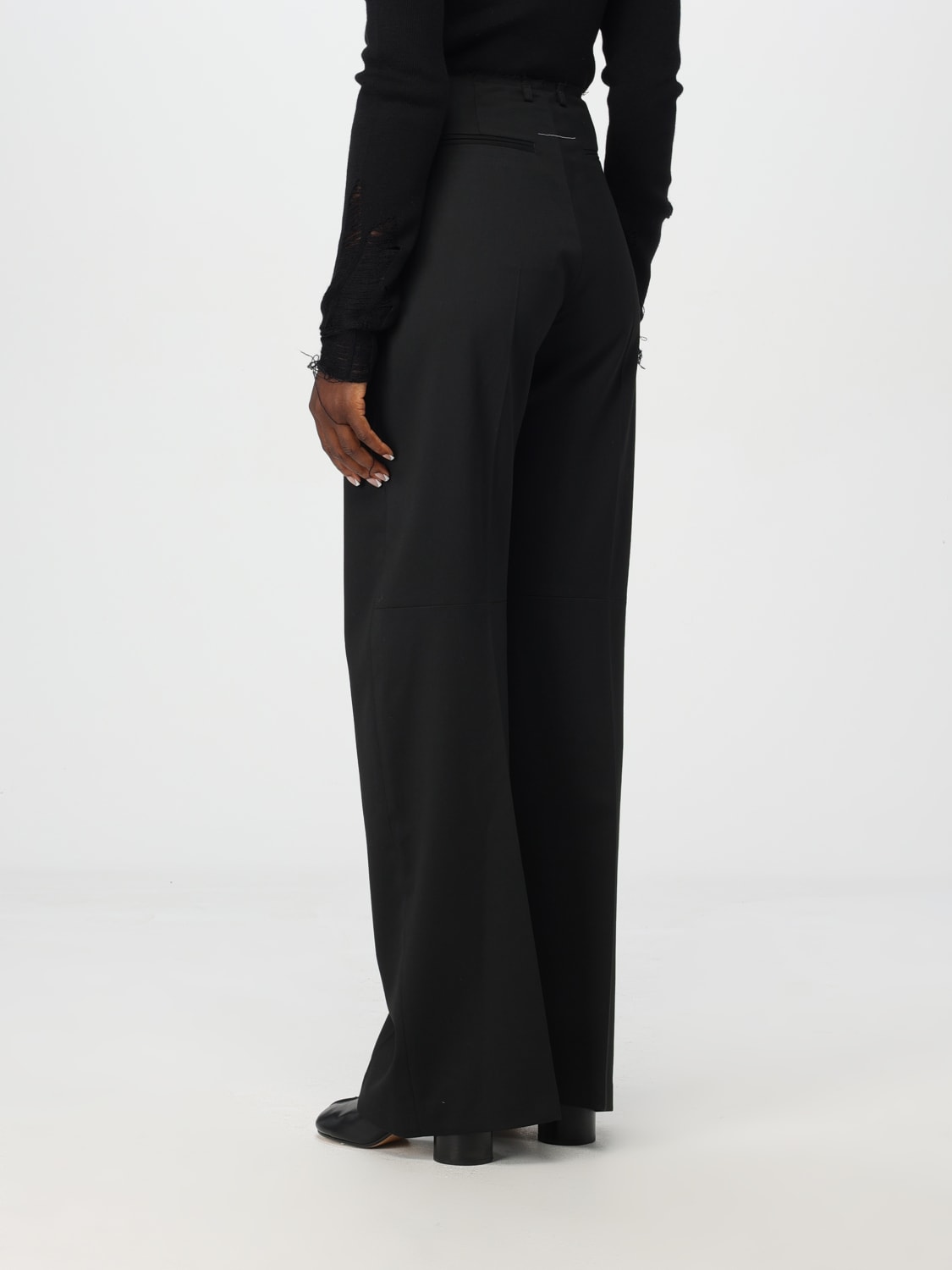 Giglio Pantalone MM6 Maison Margiela in poliestere Online Outlet