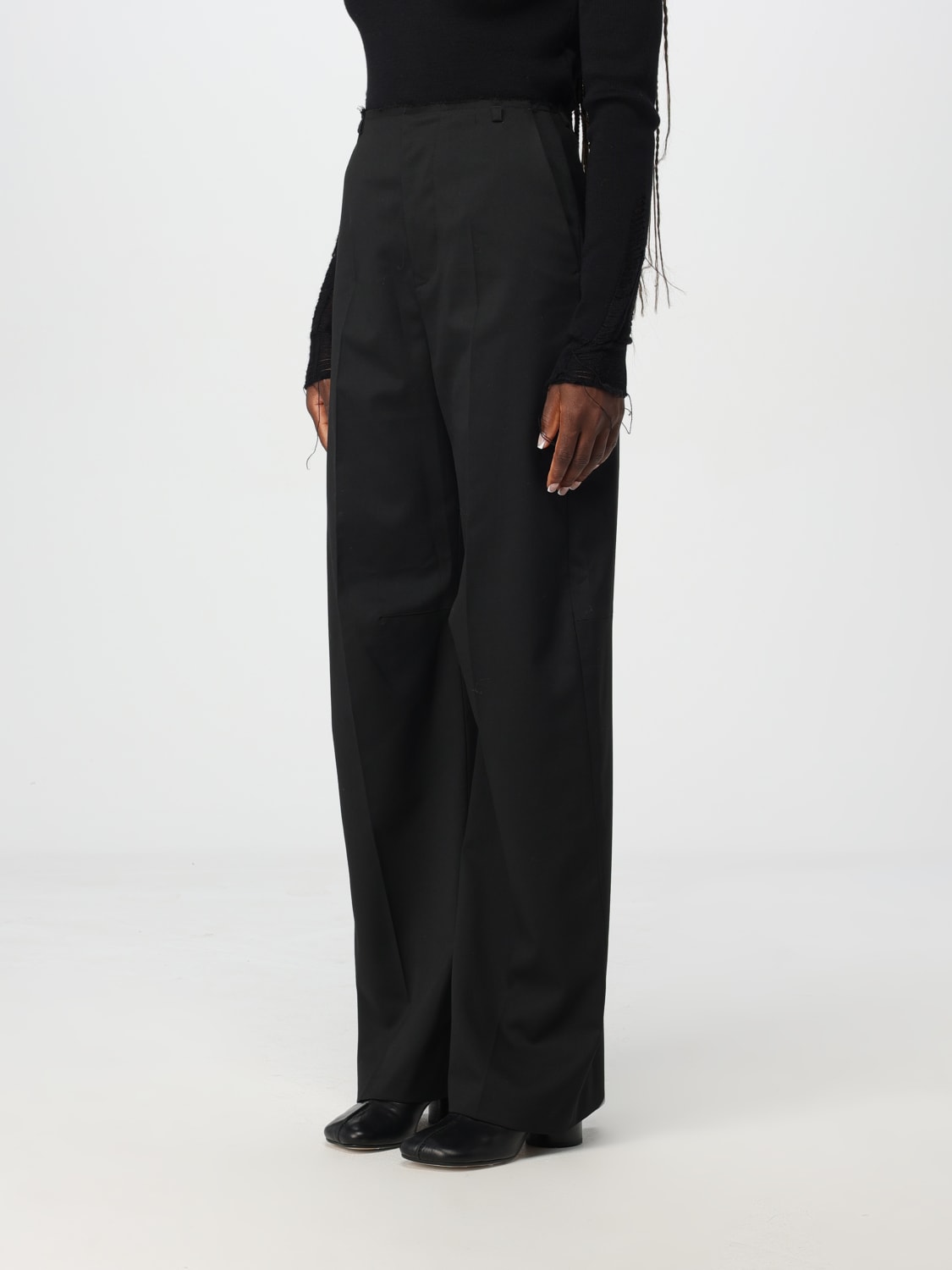 Giglio Pantalone MM6 Maison Margiela in poliestere Online Outlet