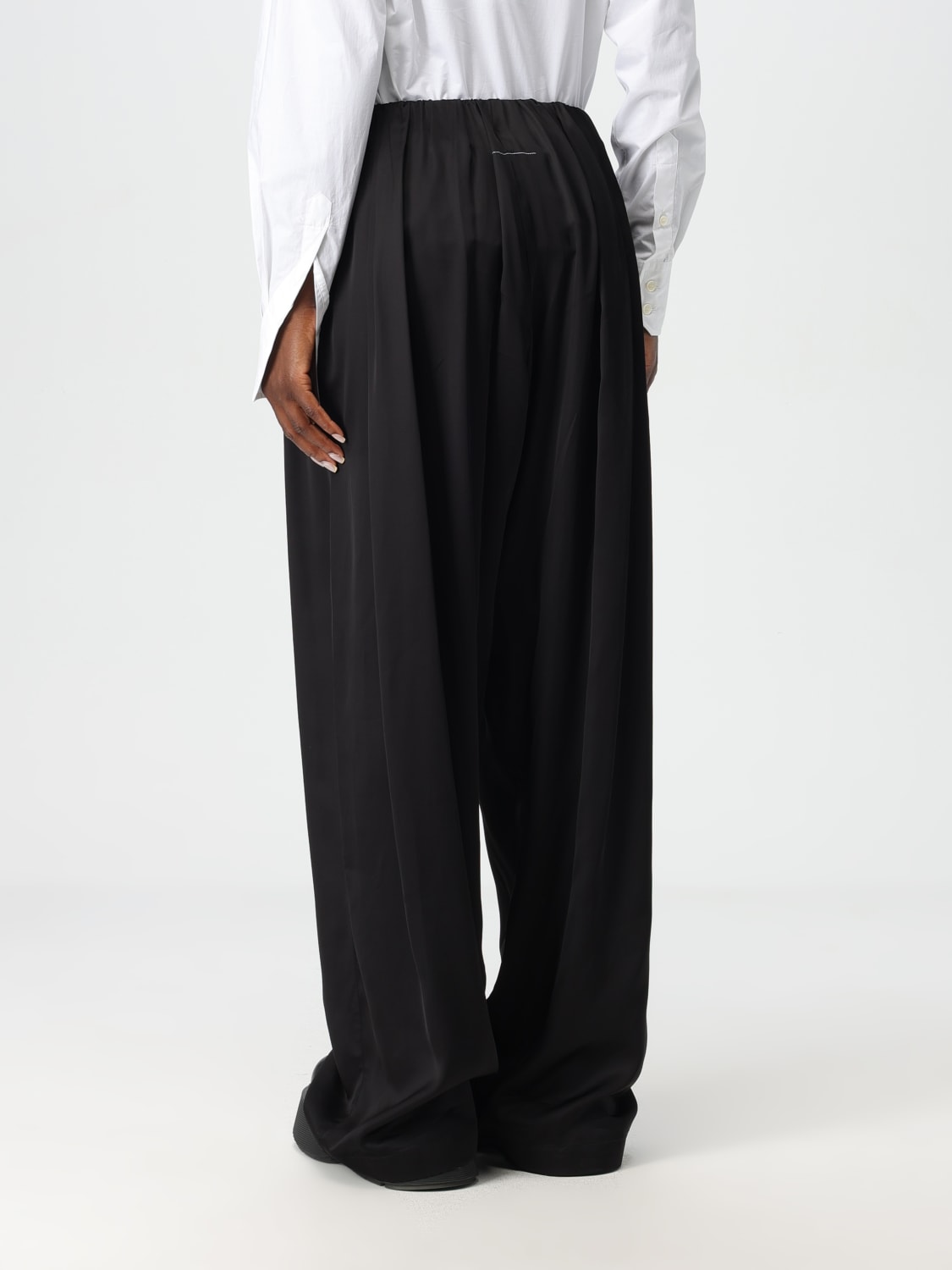 Giglio Pantalone MM6 Maison Margiela in viscosa Offerta temporanea