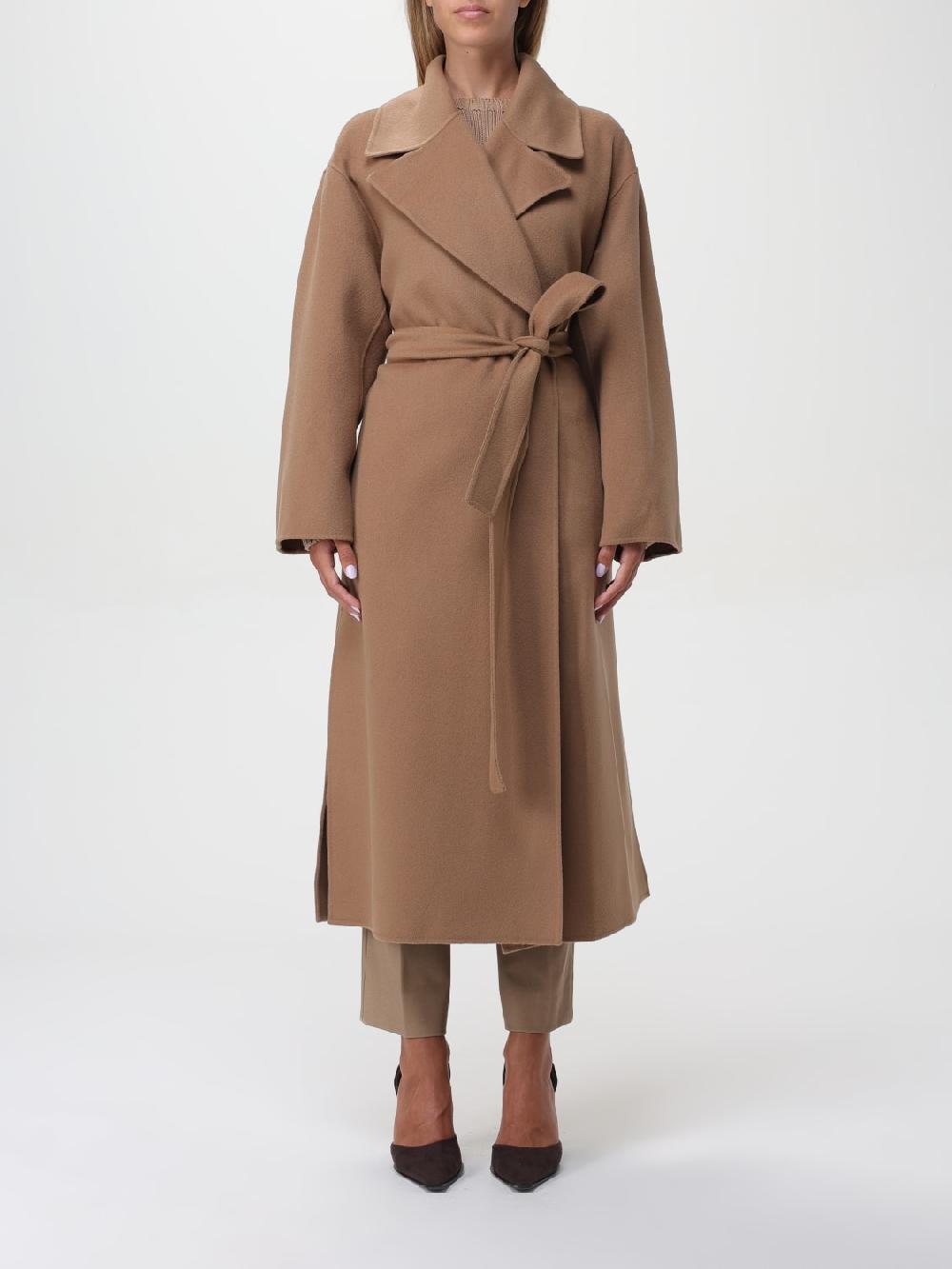 Giglio Cappotto a vestaglia in lana vergine Max Mara Enormi risparmi