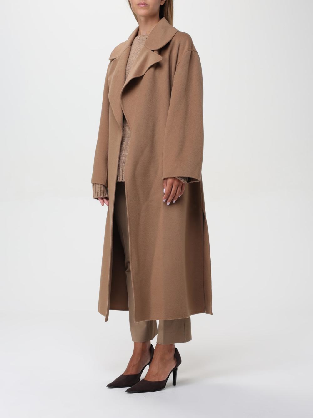 Giglio Cappotto a vestaglia in lana vergine Max Mara Enormi risparmi