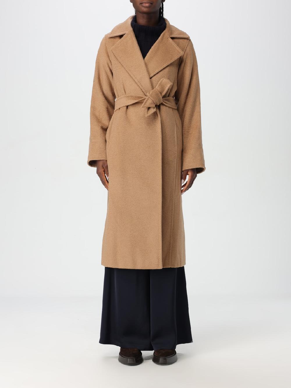 Giglio Cappotto Max Mara in lana di cammello Latest stili