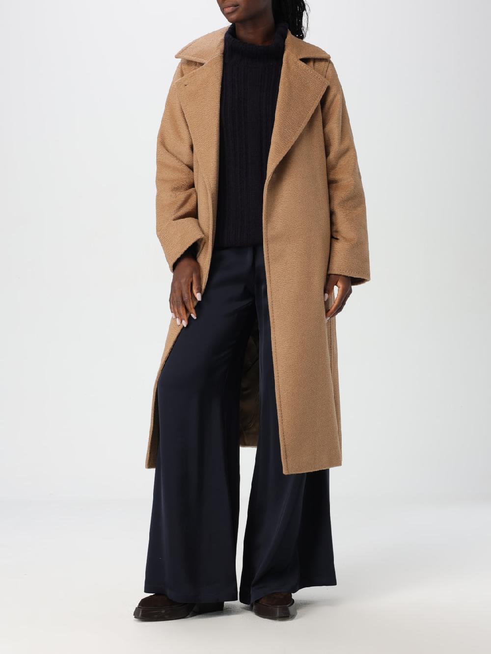 Giglio Cappotto Max Mara in lana di cammello Latest stili