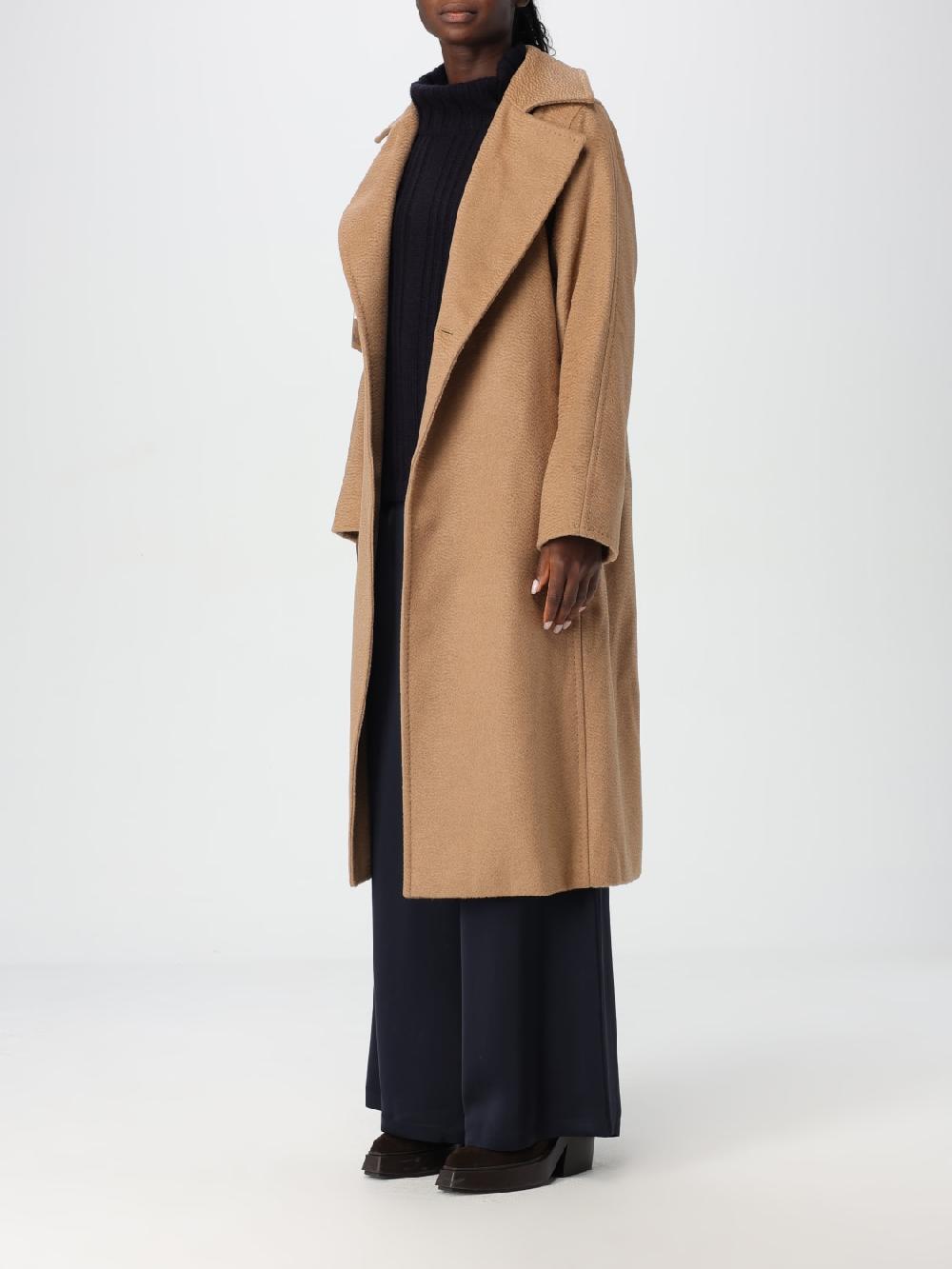 Giglio Cappotto Max Mara in lana di cammello Latest stili
