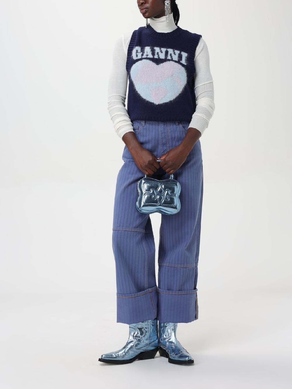 Giglio Jeans a righe Ganni Ultimo giorno
