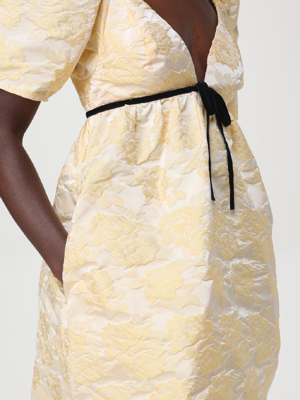 Giglio Abito mini in jacquard botanico Ganni Sconti questo mese