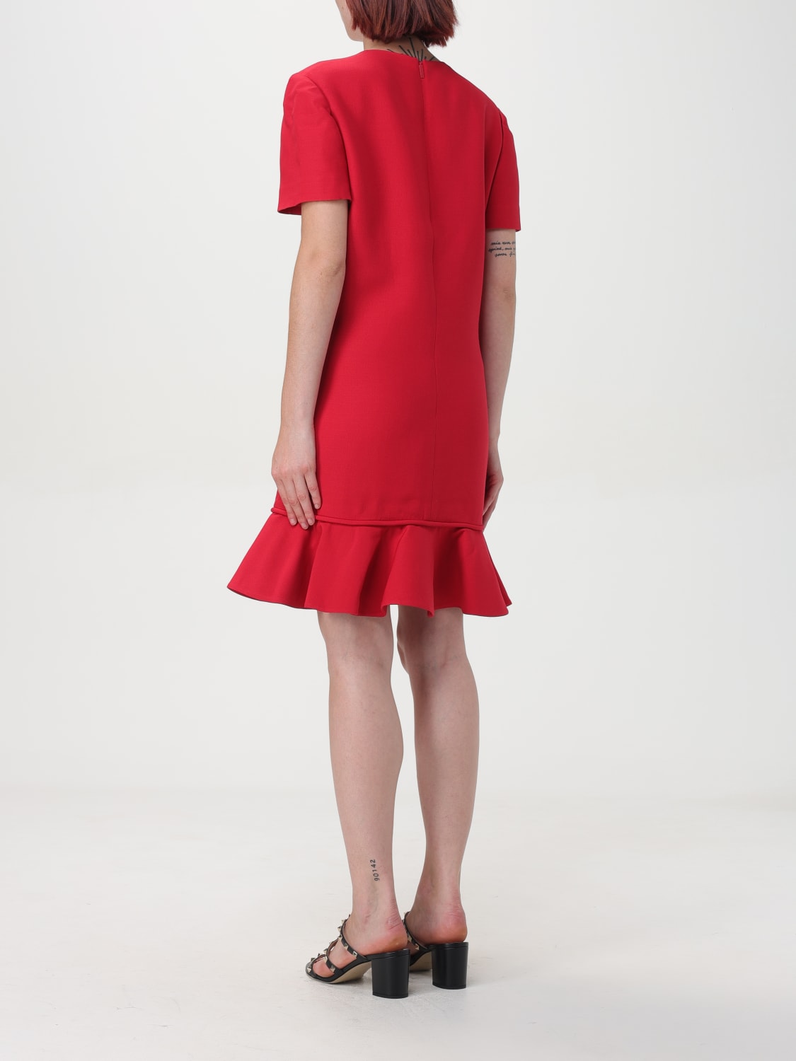 Giglio Abito mini Valentino in crêpe couture Promozione