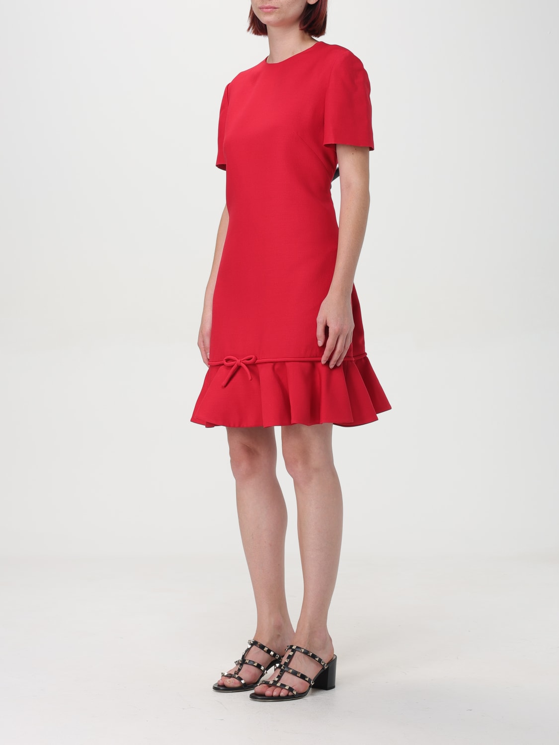Giglio Abito mini Valentino in crêpe couture Promozione