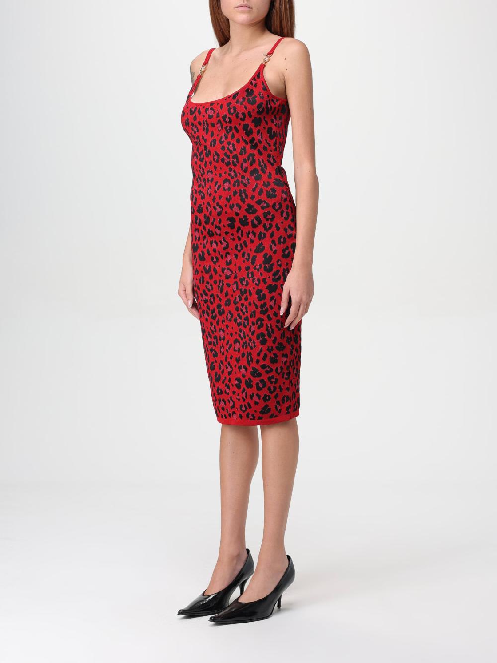 Giglio Abito animalier Versace Pezzi Unici