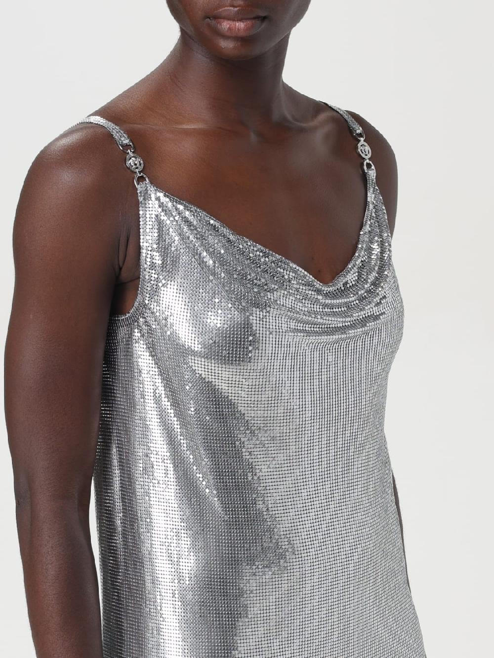 Giglio Abito in maglia di alluminio Versace Offerte