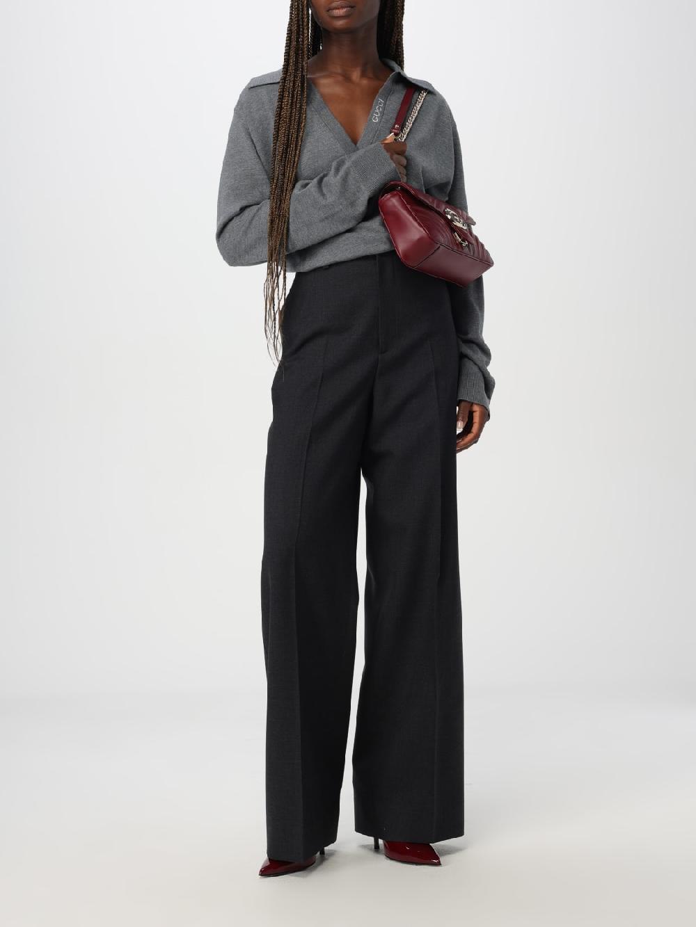Giglio Pantalone Gucci in lana Saldi Di Fabbrica