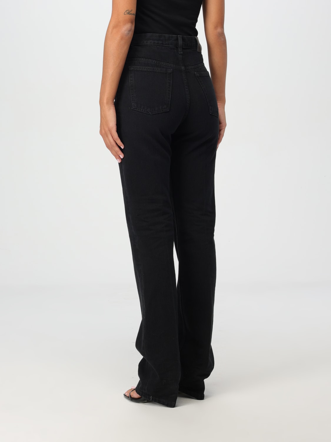 Giglio Jeans Saint Laurent in denim di cotone Super sconto