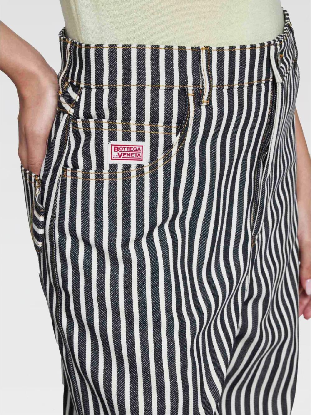 Giglio Jeans a righe Bottega Veneta 50% di sconto per tempo limitato