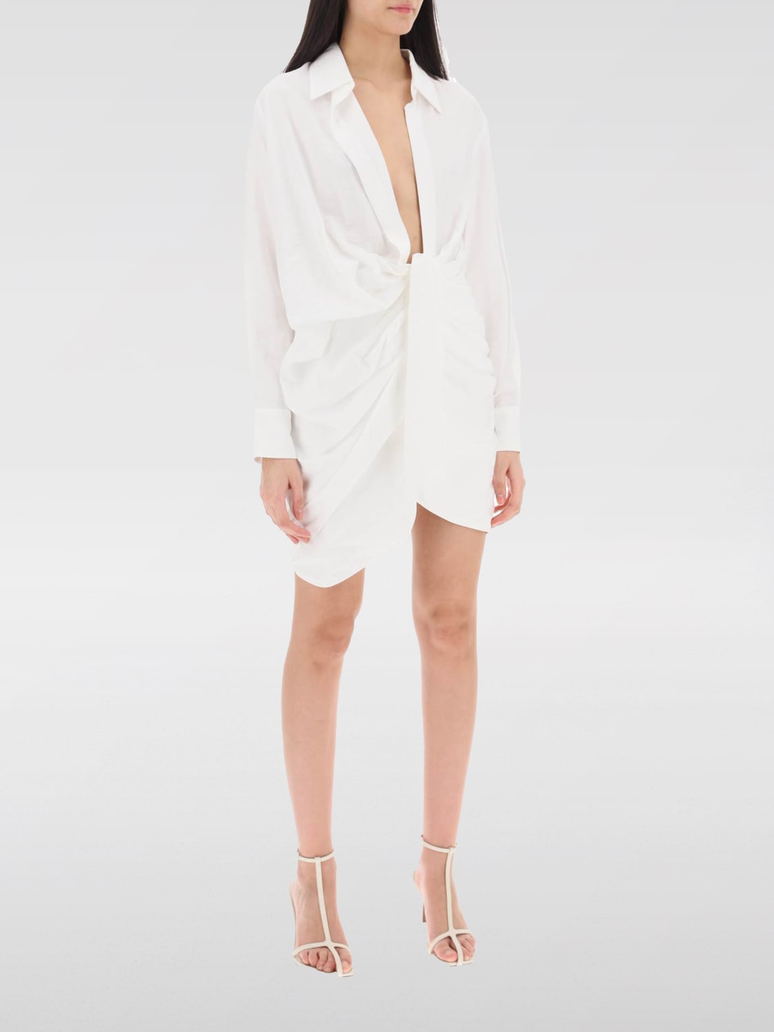 Giglio Abito chemisier Jacquemus in misto viscosa Vendita