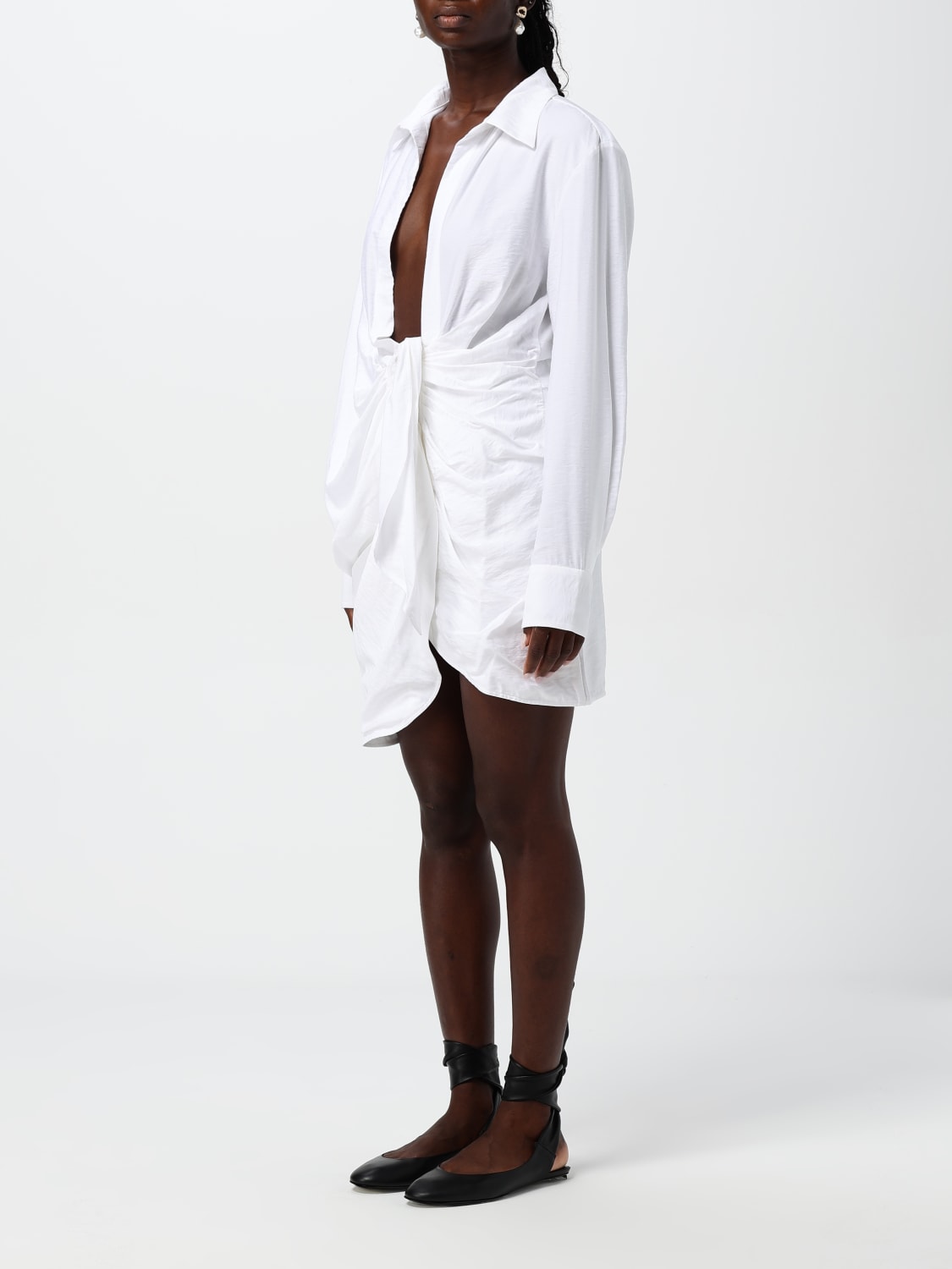 Giglio Abito chemisier Jacquemus in misto viscosa Vendita