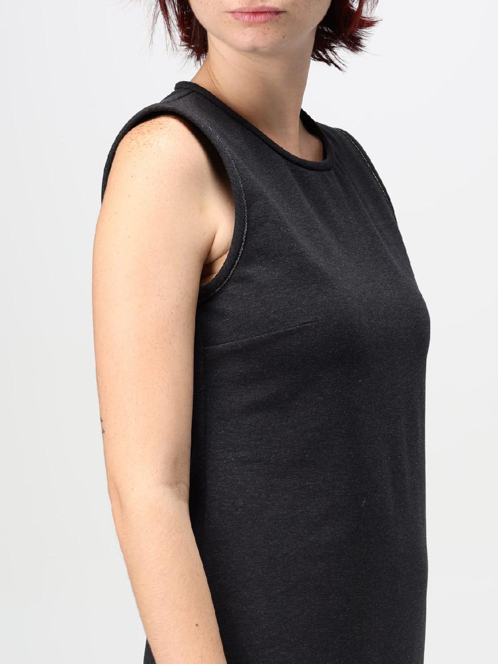 Giglio Abito basic Brunello Cucinelli in misto cotone Outlet