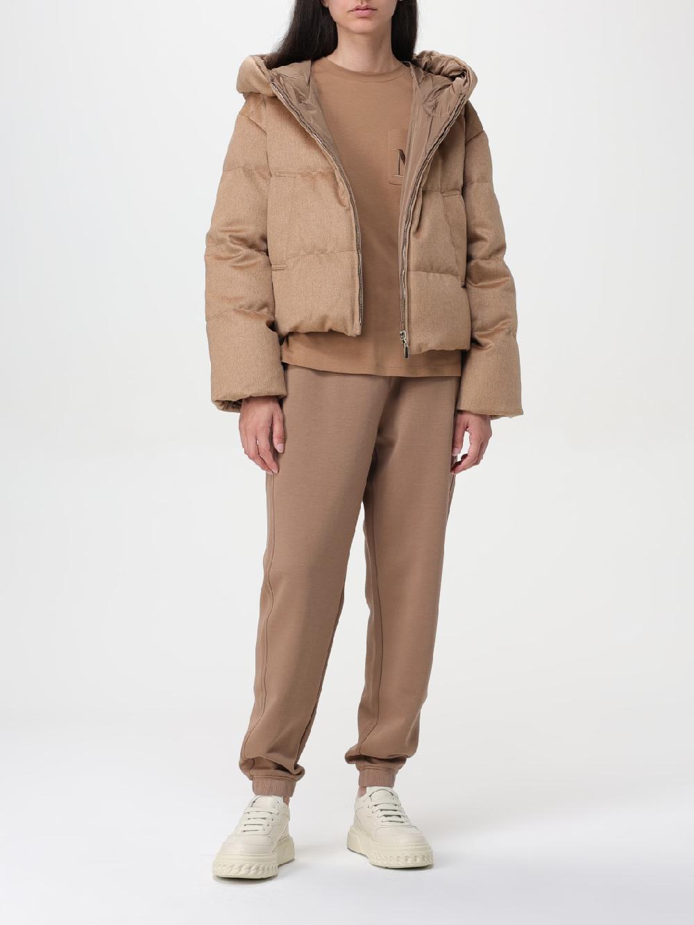 Giglio Piumino con cappuccio Max Mara The Cube Saldi Di Fabbrica