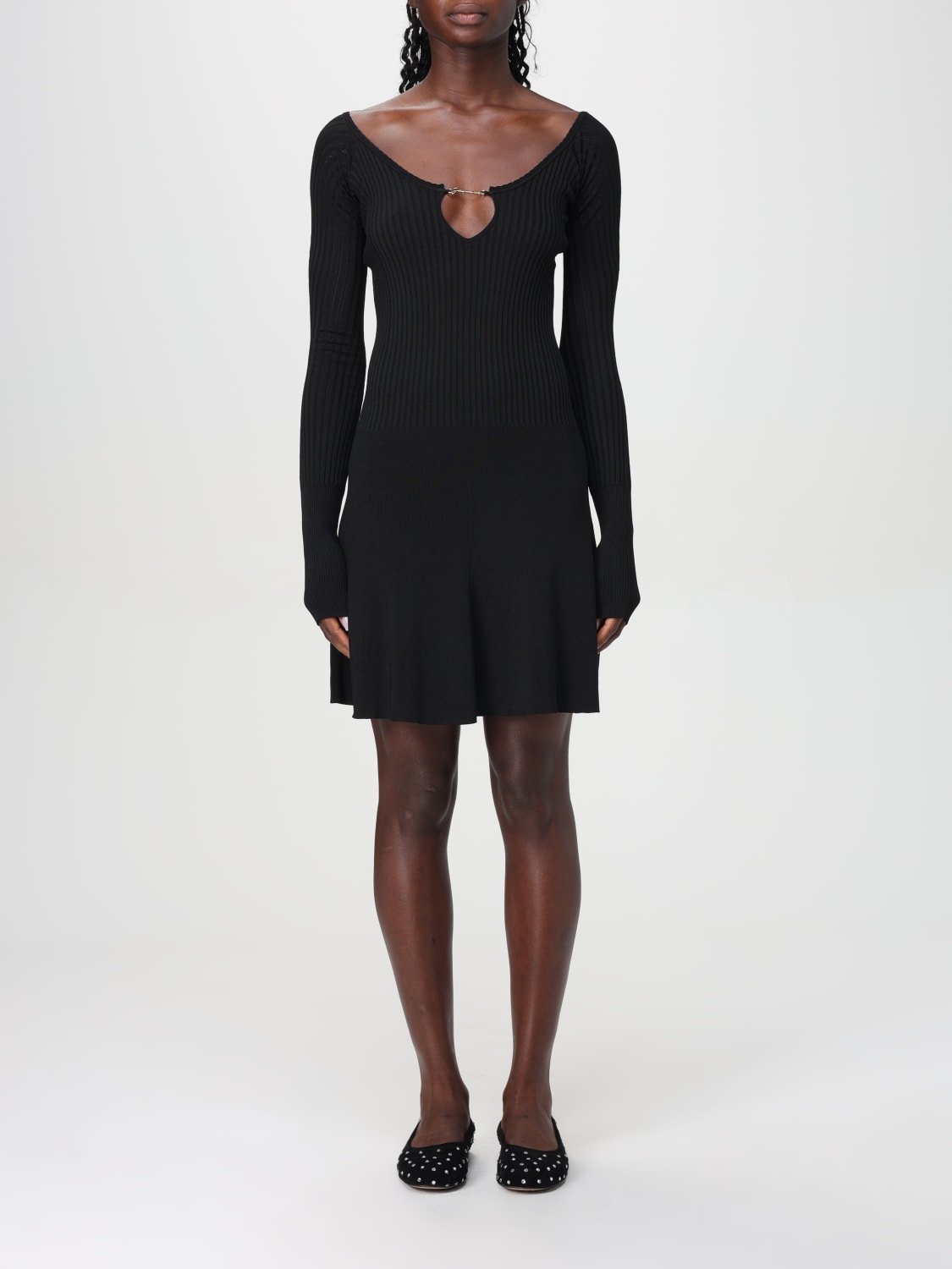 Giglio Abito a v Jacquemus a costine Offerta speciale
