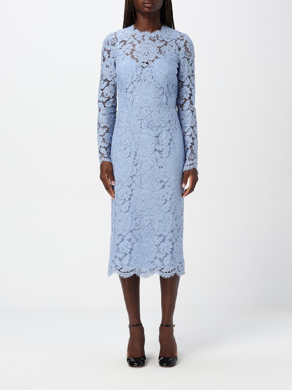 Giglio Abito midi Dolce & Gabbana in pizzo Grande vendita
